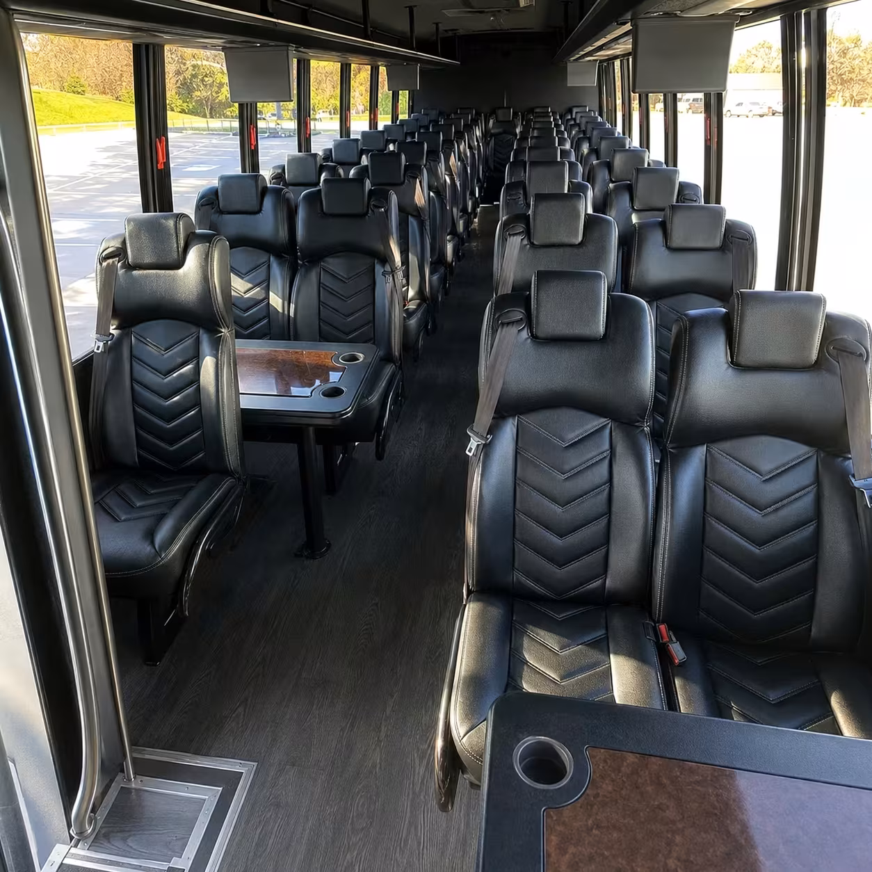 28 passenger minibus interior