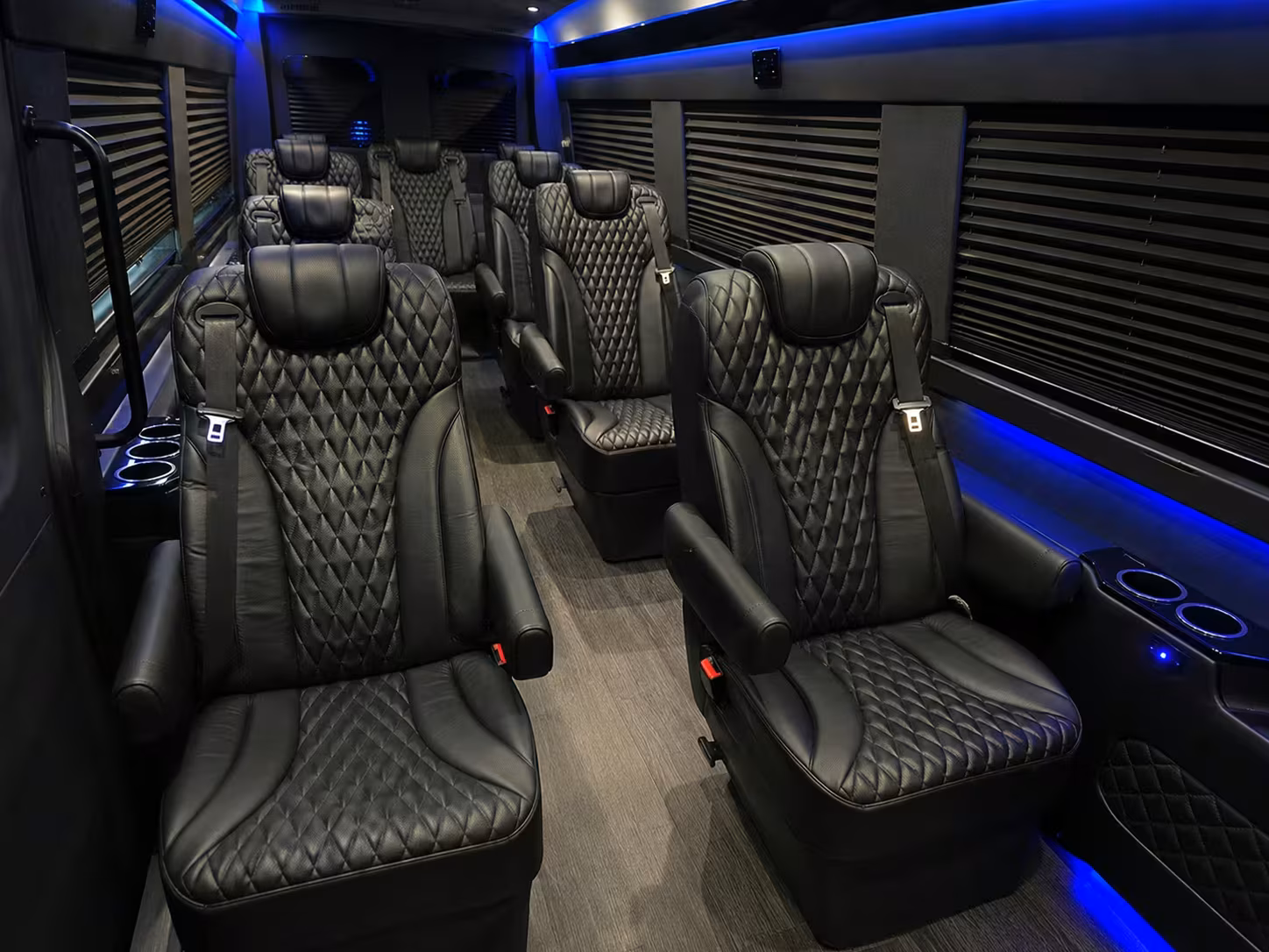 sprinter van with driver inside